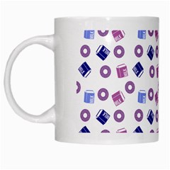 Milk And Donuts White Mugs by snowwhitegirl