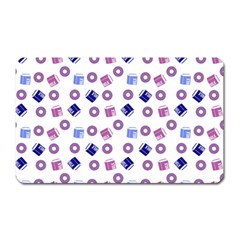 Milk And Donuts Magnet (rectangular) by snowwhitegirl