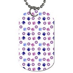 Milk And Donuts Dog Tag (two Sides) by snowwhitegirl