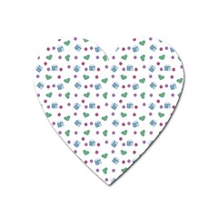 White Milk Hearts Heart Magnet by snowwhitegirl