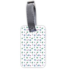 White Milk Hearts Luggage Tags (one Side)  by snowwhitegirl