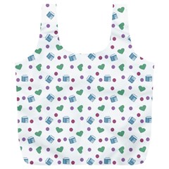 White Milk Hearts Full Print Recycle Bags (l)  by snowwhitegirl