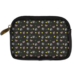 Dark Grey Milk Hearts Digital Camera Cases