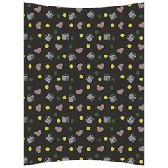 Dark Grey Milk Hearts Back Support Cushion