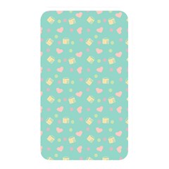 Teal Milk Hearts Memory Card Reader (Rectangular)