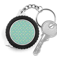 Teal Milk Hearts Measuring Tape