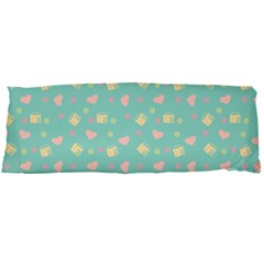 Teal Milk Hearts Body Pillow Case Dakimakura (Two Sides)