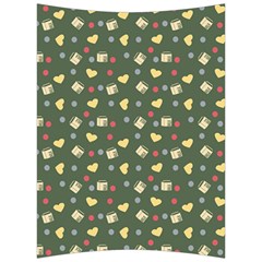 Green Milk Hearts Back Support Cushion by snowwhitegirl