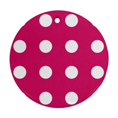 Pink Dot Ornament (round)