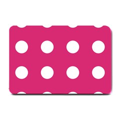 Pink Dot Small Doormat  by snowwhitegirl