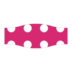 Pink Dot Stretchable Headband by snowwhitegirl