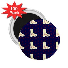 Navy Boots 2 25  Magnets (100 Pack)  by snowwhitegirl