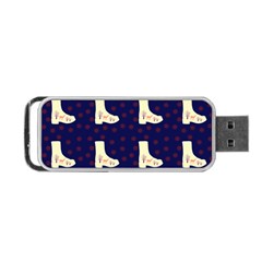 Navy Boots Portable Usb Flash (two Sides) by snowwhitegirl