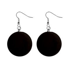 Dark Brown Mini Button Earrings by snowwhitegirl