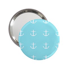 Aqua Anchor 2 25  Handbag Mirrors by snowwhitegirl