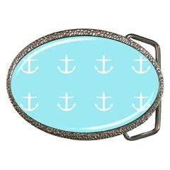 Aqua Anchor Belt Buckles by snowwhitegirl