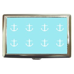 Aqua Anchor Cigarette Money Cases by snowwhitegirl