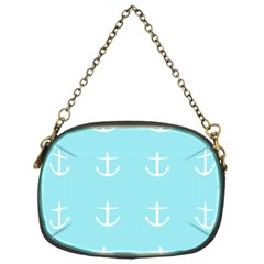 Aqua Anchor Chain Purses (one Side)  by snowwhitegirl