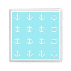 Aqua Anchor Memory Card Reader (square) by snowwhitegirl