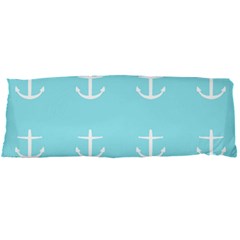 Aqua Anchor Body Pillow Case Dakimakura (two Sides) by snowwhitegirl