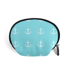 Aqua Anchor Accessory Pouches (small)  by snowwhitegirl