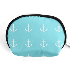 Aqua Anchor Accessory Pouches (medium)  by snowwhitegirl