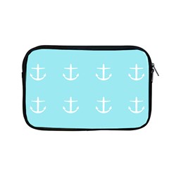 Aqua Anchor Apple Macbook Pro 13  Zipper Case by snowwhitegirl