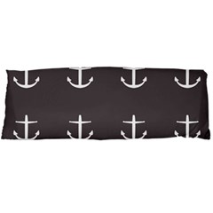 Grey Anchors Body Pillow Case Dakimakura (two Sides) by snowwhitegirl