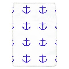 Royal Anchors On White Flap Covers (l)  by snowwhitegirl