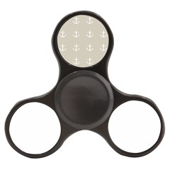 Lt Grey Anchors Finger Spinner