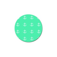 Seafoam Anchors Golf Ball Marker by snowwhitegirl