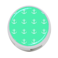 Seafoam Anchors 4-port Usb Hub (one Side) by snowwhitegirl