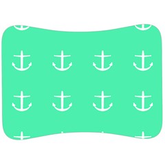 Seafoam Anchors Velour Seat Head Rest Cushion by snowwhitegirl