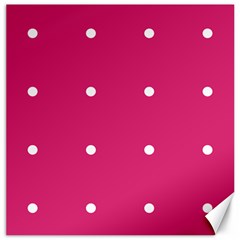 Small Pink Dot Canvas 16  X 16   by snowwhitegirl