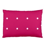 Small Pink Dot Pillow Case (Two Sides) Front