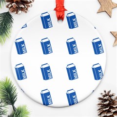 Milk Carton Ornament (round) by snowwhitegirl