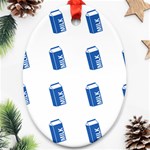 Milk Carton Ornament (Oval) Front