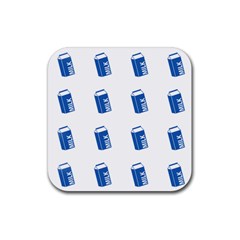 Milk Carton Rubber Coaster (square)  by snowwhitegirl