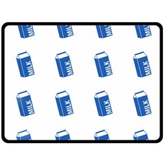 Milk Carton Double Sided Fleece Blanket (large)  by snowwhitegirl