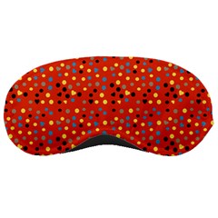 Red Retro Dots Sleeping Masks by snowwhitegirl