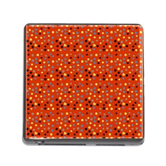 Red Retro Dots Memory Card Reader (square 5 Slot) by snowwhitegirl