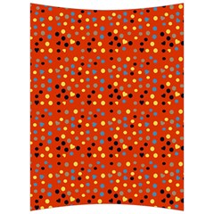 Red Retro Dots Back Support Cushion by snowwhitegirl