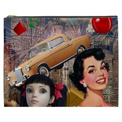 Out In The City Cosmetic Bag (xxxl) by snowwhitegirl