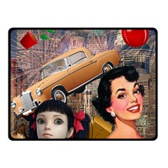 Out In The City Double Sided Fleece Blanket (small)  by snowwhitegirl