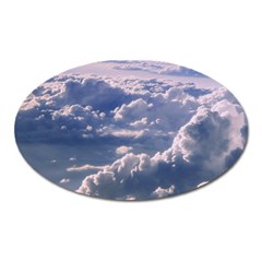 In The Clouds Oval Magnet by snowwhitegirl