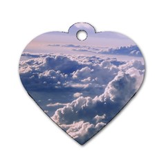 In The Clouds Dog Tag Heart (two Sides) by snowwhitegirl