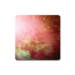 Galaxy Red Square Magnet by snowwhitegirl