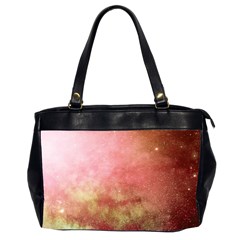 Galaxy Red Office Handbags (2 Sides)  by snowwhitegirl