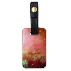 Galaxy Red Luggage Tags (one Side)  by snowwhitegirl