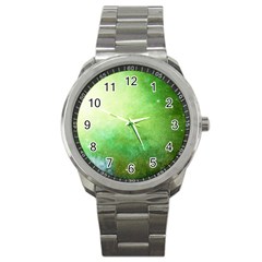 Galaxy Green Sport Metal Watch by snowwhitegirl